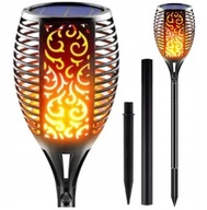 VEĽKÁ LED LAMPA SOLAR TORCH do záhrady