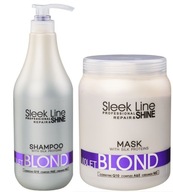 STAPIZ Neutralizujúci šampón + maska ​​na blond vlasy FIALOVÁ BLOKÁ 2x1000ml