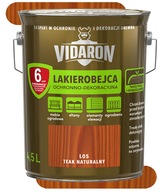 Vidaron Ochranná a dekoratívna lazúra na lak Prírodný teak L05 4,5L