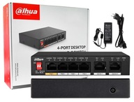 Switch 4xPoE 2x Uplink DAHUA PFS3006-4ET-60-V2 POE 60W