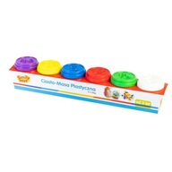 PISTRY PLAY DOUGH sada 6 FARIEB 56 g SMILY PLAY cesto na hranie