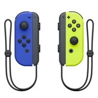 Ovládač Nintendo Switch Joy-Con - modrý / neónový žltý