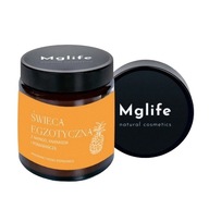 Mglife Exotická sviečka s mangom, ananásom a pomarančom 120 ml