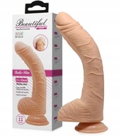 VEĽKÝ 27 cm ZAKRNUTÝ PENIS DILDO G-SPOT NA PRÍSAVKE