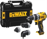 Vŕtačka a skrutkovač 12V 4 hlavy DCD703NT DeWALT