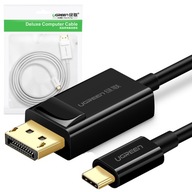 UGREEN ADAPTÉROVÝ KÁBEL USB-C NA DISPLAYPORT 4K 1,5M