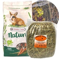 VERSELE LAGA Nature 700g krmivo pre králiky, seno 300g