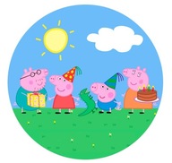 Oblátka s cukrovou potlačou Peppa Pig