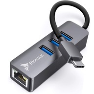 Hub USB-C 3.1 GIGABIT LAN RJ45 sieťová karta 1GB