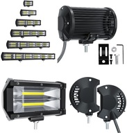 COB LED PANELOVÁ LAMPA Halogénová 120W 13cm Off Road