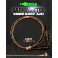 Korda Dark Matter Leader QC Hybrid Clip 40lb 1m