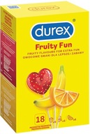 DUREX Fruity Fun SMAK ovocné kondómy 18 ks.