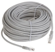 Patchcord RJ45/40-GREY UTP cat.5e sivý 40m