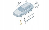 OCHRANA LAKU PREDNA AUDI A4 B8 8K0853824C Pravá