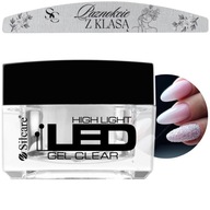 Silcare High Light LED FRENCH PINK Nail Builder Gel 30g + PILNÍK