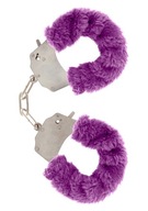 FURRY FUN CUFFS FIALOVÉ PLYŠOVÉ putá