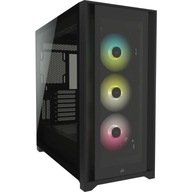 Puzdro iCUE 5000X RGB TG Mid Tower, čierne