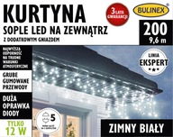 BULINEX LED cencúľový záves 200L studená biela