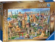 RAVENSBURGER PUZZLE 1000 EL PAMIATKY SVETA