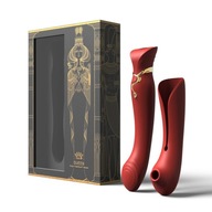 Zalo Queen Set G-Spot Pulse Wave Vibrator Red