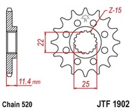 JT ozubené kolesá JTF1902.15RB