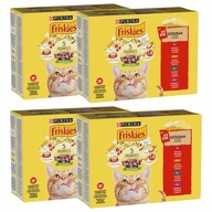 PURINA Friskies mokré krmivo pre mačky, mix príchutí 48x85g