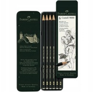 Súprava ceruziek Faber-Castell 9000 6ks