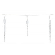 Lampy Icicles 72 led teplá biela + časovač