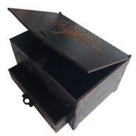 Box na drobnosti, šperky, peniaze, drevená krabička, eko box