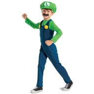 OUTFIT zelený kostým LUIGI super mario NINTENDO 109