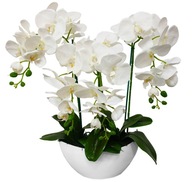 UMELÁ ORCHIDEA ORCHIDEJ KVET 4 ORCHIDEA 70 cm