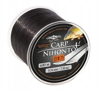 Mikado Nihonto Carp Line 0,30mm/600m - Čierna