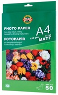 Fotopapier A4 - matný, 120 g/m2, 50 listov