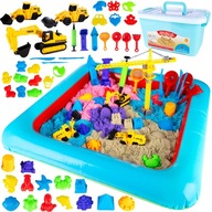 Kinetic Sand Set Xxl 4 Kg Forms Sandbox Pool Crane Bager