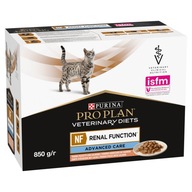 Mokré obličkové krmivo pre mačky s lososom PURINA PRO PLAN VD NF 10x85g