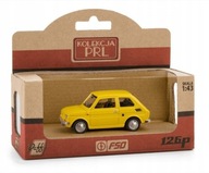 Kolekcia PRL Kovový model Fiat 126p Maluch Yellow