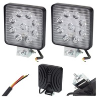 HALOGÉNOVÁ PRACOVNÁ LAMPA 9 LED 12V 24V IP67 25mm x2