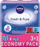 Nivea Baby Pure & Fresh obrúsky 4x63 ks