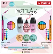 STABILO PASTELlove darčeková sada 35ks