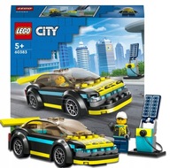 LEGO CITY 60383 Elektrické športové auto + SET nabíjacej stanice 5+