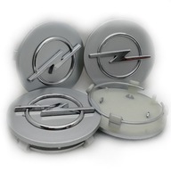 4 kryty kolies OPEL 65 mm SILVER