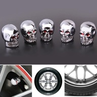 5ks Skull Tire Pneumatika Automobilové kolesá Auto Ventily