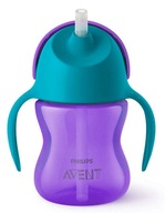 Philips Avent Hrnček fľaša na vodu so slamkou 9m+ fialová