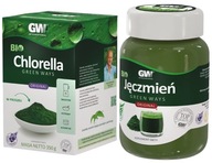 Green Ways BIO CHLORELLA 350g + JAČMEŇ 300g Pyrenoidosa