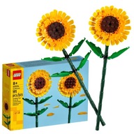 Lego Icons Sunflowers 40524 Nastaviteľné stonky a listy Sada stavebných blokov