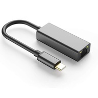 USB-C na RJ45 zásuvka SPU-A04 adaptér, čierny