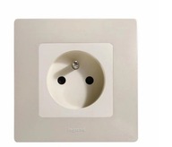 Legrand Niloe Power Socket 2P+Z Cream 396651, 3 966 51