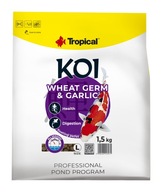 TROPICAL Koi Wheat Germ Cesnak granule veľkosť L 1,5kg