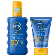 Sprej na opaľovanie Nivea Protect & Care SPF50