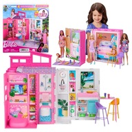 BARBIE COSY DOMČEK PRE BÁBIKY SKLADACÍ SET BEZ BÁBIKY + DOPLNKY